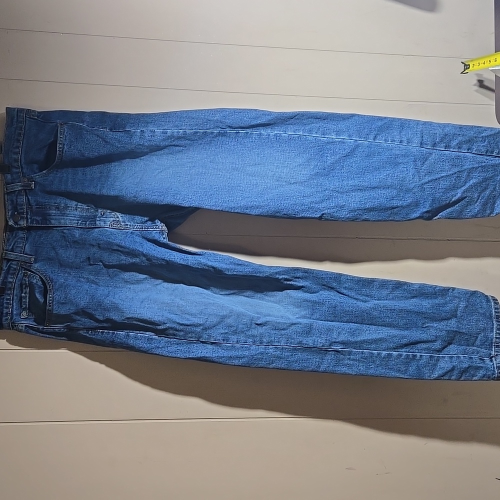 Levi's 505 Men's Relaxed Jeans Medium Wash Blue 36X32 - Picture 2 of 8